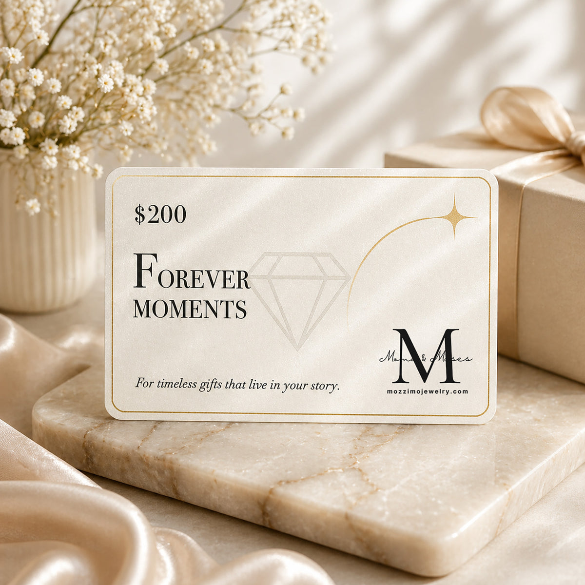 Mozzimo Gift Card — Forever Moments
