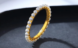 Classic Single Row Pearl Ring