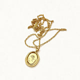 Oval Medallion Pendant Necklace