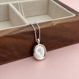 Oval Medallion Pendant Necklace