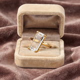 Emerald-Cut Statement Ring