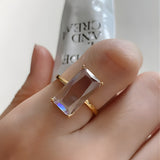 Emerald-Cut Statement Ring
