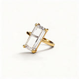 Emerald-Cut Statement Ring