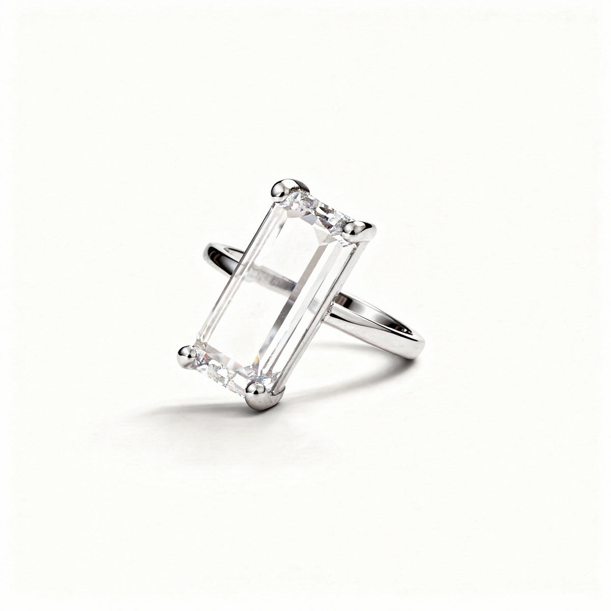 Emerald-Cut Statement Ring