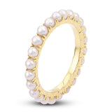 Classic Single Row Pearl Ring