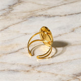 Vintage Oval Stone Ring