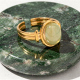 Vintage Oval Stone Ring