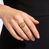 Vintage Oval Stone Ring