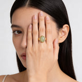 Vintage Oval Stone Ring