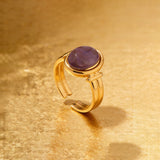Vintage Oval Stone Ring