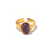 Vintage Oval Stone Ring
