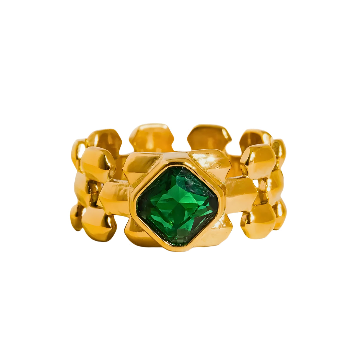 Vintage Square Stone Ring