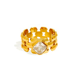 Vintage Square Stone Ring