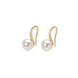 Elegant Drop Pearl Earrings