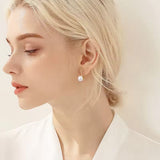 Elegant Drop Pearl Earrings