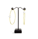 Hoop Pearl Earrings