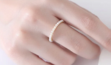 Classic Single Row Pearl Ring